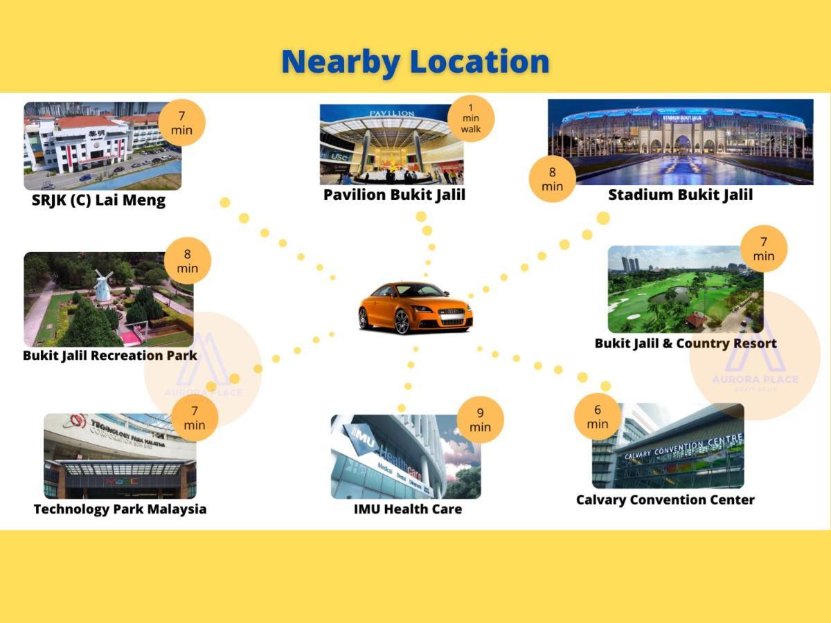 Aurora Place Suites Kuala Lumpur Bukit Jalil By Rasa Sayang Exteriör bild